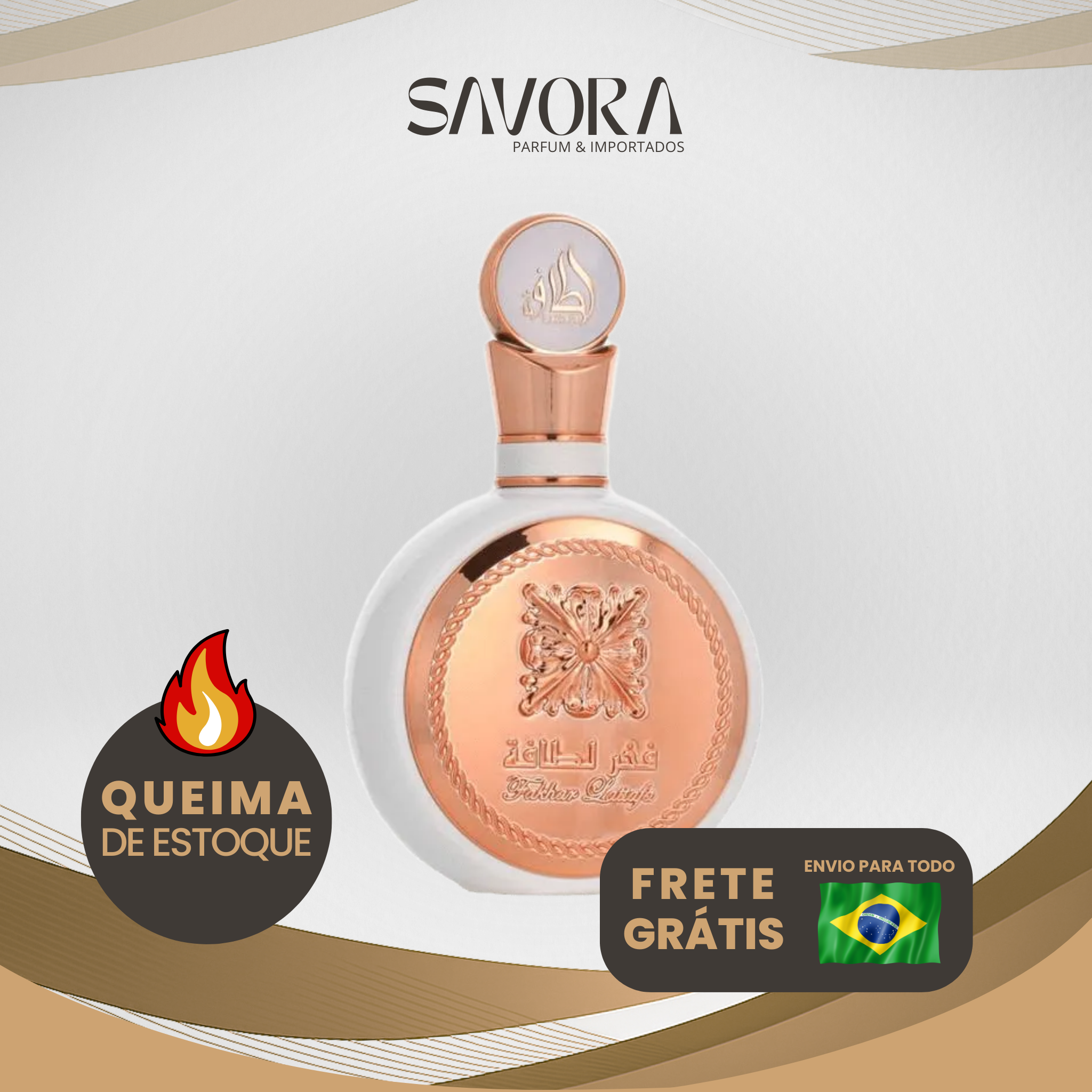 PROMOÇÃO PREÇO DE CUSTO - Lattafa Fakhar - Queima de Estoque