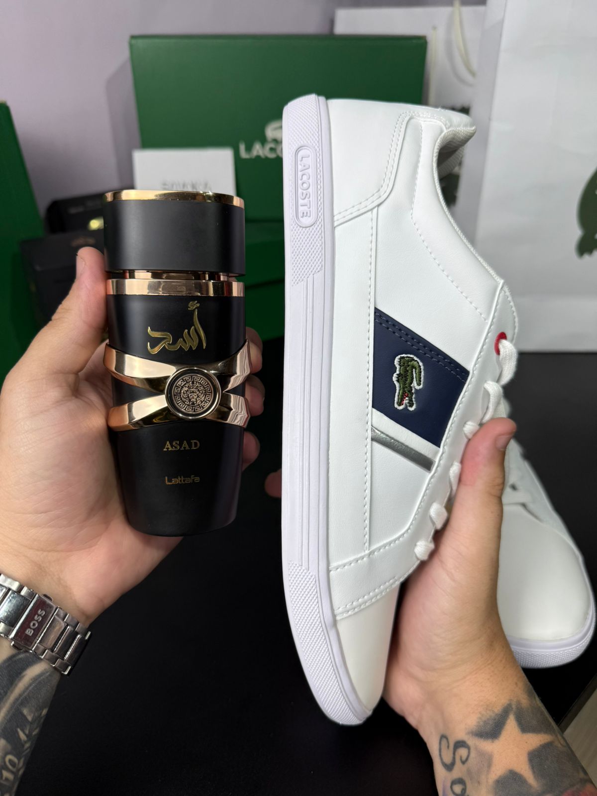 đ„ QUEIMA DE ESTOQUEđ„TĂNIS LACOSTE + ASAD LATAFFA PERFUME