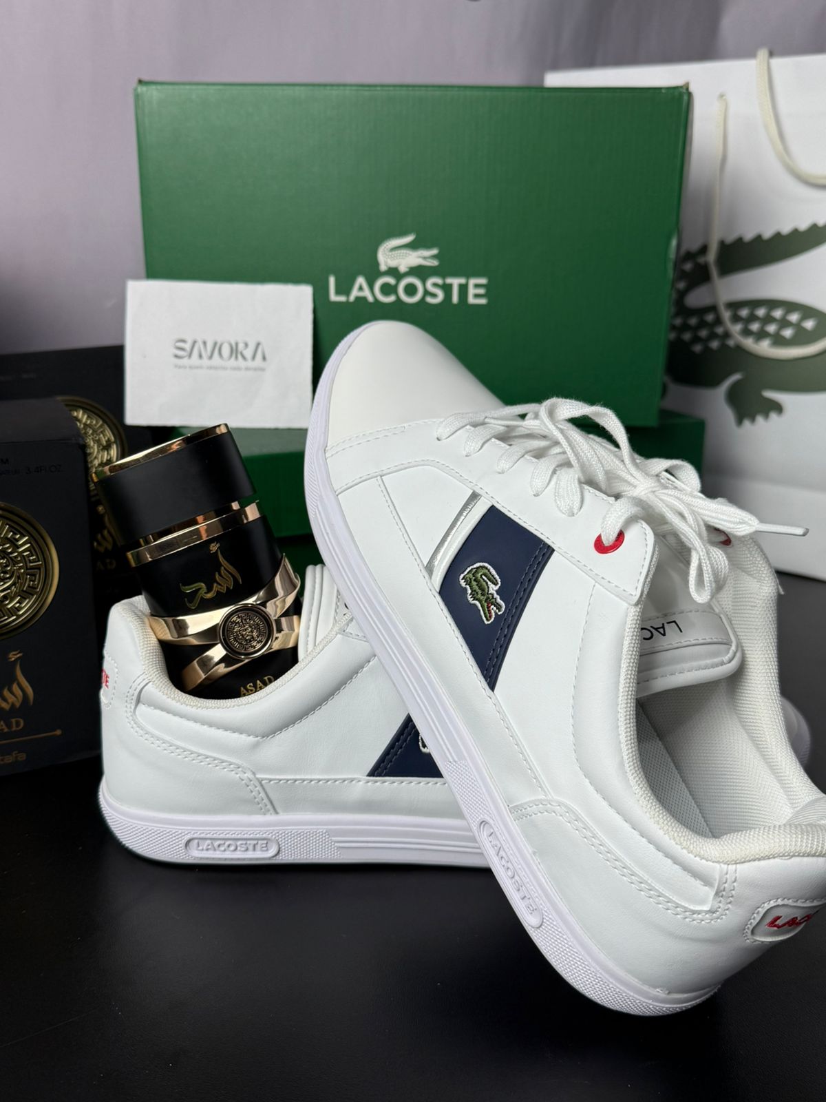 đ„ QUEIMA DE ESTOQUEđ„TĂNIS LACOSTE + ASAD LATAFFA PERFUME