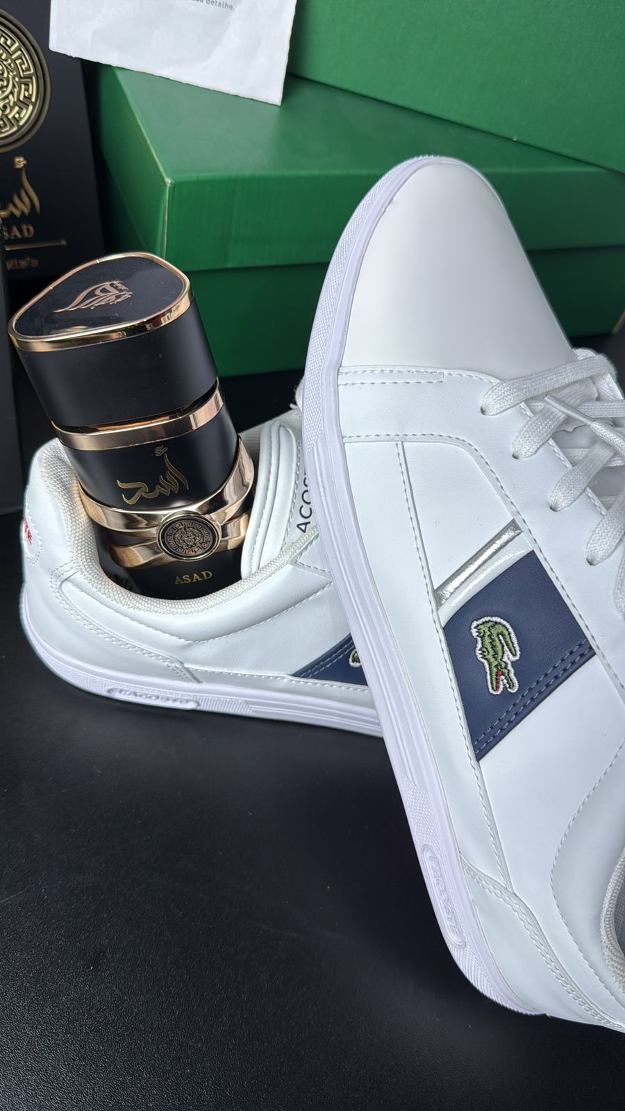 đ„ QUEIMA DE ESTOQUEđ„TĂNIS LACOSTE + ASAD LATAFFA PERFUME